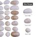 18 Lbs/8kg Black/white Pebbles For Landscaping, 1.8-2.6 Inch River Stones For Aquariums, High Polished Natural Decorative Stones For Vase Filling Fish Tanks, Horticultural River Stones For Aquariums_maomaolike.com