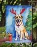 Anatolian Shepherd Dog Christmas Reindeer Garden Flag Mailbox Flag Decorative Yard Flag Banner Outside Patio Artwork Yard Flower Beds, Garden Size, Multicolor_maomaolike.com