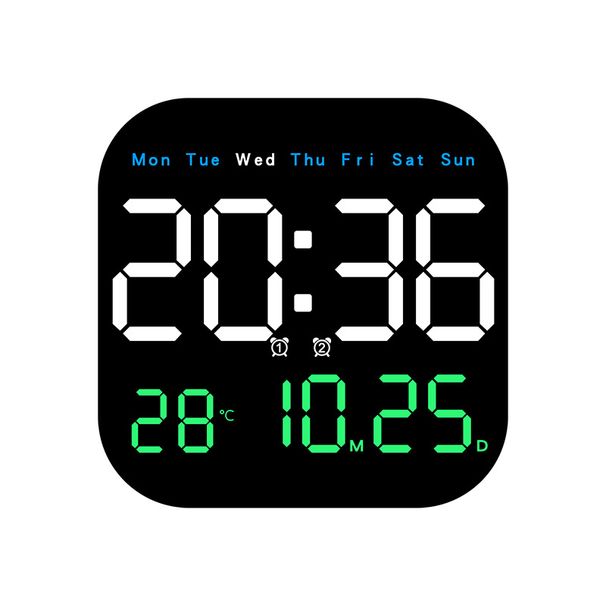 New Multi-Functional LED Electronic For Living Room Fresh Hanging And Standing Dual-Use Clock 6650_maomaolike.com