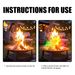 Yegbong Campfire Color Changing Powder, Patio Campfire Powder Party Beach Party Atmosphere Setting_maomaolike.com