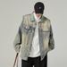 New American vintage washed loose and versatile denim jacket for men with a high-end feel, explosive street workwear jacket, retro jacket_maomaolike.com