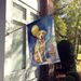 Yellow Labrador Retriever Happy Birthday House Flag Large Porch Sleeve Pole Decorative Outside Yard Banner Artwork Wall Hanging, Polyester, House Size, Multicolor_maomaolike.com