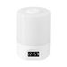 USB Rechargeable LED Night Light With Remote Control, Clock & Battery Level Display, 3 Color Temperatures 1200mAh Bedside Lamp
_maomaolike.com