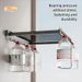 Window Side Storage No-Drill Clothes Organizer Magic Bathroom Foldable Telescopic Bath Rack Towel_maomaolike.com