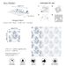 Minimalist Blue Botanical Wallpaper – Scandinavian Style, Peel & Stick, Elegant & Removable Wall Decor_maomaolike.com