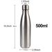 500ml For Sport Bottles Double-Wall Insulated Vacuum Flask BPA Free Thermos Stainless Steel Bottle Cola Water Beer_maomaolike.com