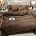 Manufacturer Wholesale American Nordic Style All-Cotton 60-Count Long-Staple Leopard Print Four-Piece Simple Pure Cotton 4-Piece B_maomaolike.com