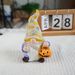 Resin Pumpkin Elf Dwarf Gnome Statue Ornament, Decorative Craft For Halloween Garden And Outdoor Yard Layout
_maomaolike.com