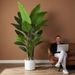 Cross-Border Haihong Green Realistic Feel Traveler's 120cm Floor-Standing Indoor High-End Artificial Plant Banana Tree_maomaolike.com