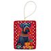 Kerry Blue Terrier Holiday Christmas Porcelain Ornament Christmas Tree Hanging Decorations For Home Christmas Holiday, Rectangle, Gift, Multicolor_maomaolike.com