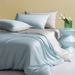 Wholesale Summer 60s Lenzing Tencel Four-Piece Set Solid Color Ice Silk Bare Sleep Cool Simple Double Bedding_maomaolike.com