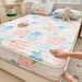 Pure Fitted Single Piece Full Cotton Thickened Quilted Children's Mattress Protector Non-Slip Dirt-Proof Sheet Bed Cover_maomaolike.com