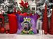 Neapolitan Mastiff King Of Mardi Gras Throw Pillow Machine Washable, Indoor Outdoor Decorative Pillow For Couch, Bed Or Patio, 14Hx14W_maomaolike.com