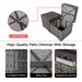2 Wicker Ottomans, Multipurpose Outdoor Furniture For Patio, Backyard, Additional Seating, Footrest, Side Table W/Storage, Removable Cushions_maomaolike.com