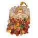 New Colorful Car Hanging Ornament Five-Way God Of Wealth Peace Eight Treasures Compass Abacus Crystal Wholesale_maomaolike.com