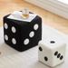 Home Shoe Changing Dice Creative Cushion Teddy Velvet Living Room Entrance Footstool Dice Low Square Stool_maomaolike.com