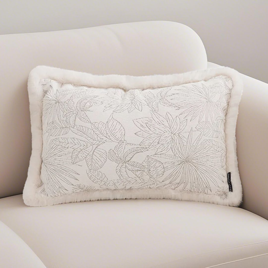 SOGA 2X 30cm Romantic French Mosley Jacquard Throw Pillow_maomaolike.com