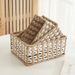 Desktop Woven Storage Box Coffee Table Entryway Key Miscellaneous Rattan Snacks Home Dormitory Cosmetics Round Handmade_maomaolike.com