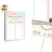 Gender Reveal Painting Poster, Gentle Pastel Gradient Pink-blue With Gingham Trim Poster, Ideal For Baby Gender Guessing Activity, Suitable For Gender_maomaolike.com