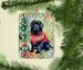 Newfoundland Christmas Porcelain Ornament Christmas Tree Hanging Decorations For Home Christmas Holiday, Rectangle, Gift, Multicolor_maomaolike.com