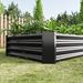 Raised Garden Bed Outdoor, 6×3×1ft , Metal Raised Rectangle Planter Beds For Plants, Vegetables, And Flowers - Black_maomaolike.com