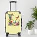 Letter L Luggage, 20/24/28 Inch Luggage, Carry-On, Custom Luggage, Luggage Set, Suitcase, Travel, Vacation, Cabin Suitcase, Custom Suitcase, Personalized Luggage_maomaolike.com