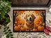 Golden Retriever Fall Doormat Front Door Mat Indoor Outdoor Rugs For Entryway, Non Slip Washable Low Pile, 24H X 36W_maomaolike.com