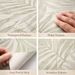 Calm Botanical Peel & Stick Wallpaper – Soft Green Palm Leaves, Removable Waterproof Wall Decor For Modern Living Spaces_maomaolike.com
