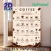Coffee Guide Painting Poster, Warm-toned Detailed Coffee Variety & Recipe Chart Poster, Practical Coffee Making Reference Ideal For Cafe, Home Kitchen_maomaolike.com