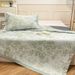 Wholesale Condensation Jacquard Washable Single Double Summer Cooling Three-Piece Set Foldable Soft Ice Silk Air Conditioning Mat_maomaolike.com