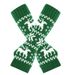 Unisex Warm half-finger gloves knitted acrylic deer cuff for Christmas Day medium length men and women_maomaolike.com