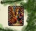 Siberian Husky And Santa Claus Porcelain Ornament Christmas Tree Hanging Decorations For Home Christmas Holiday, Rectangle, Gift, Multicolor_maomaolike.com