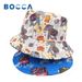 Hot Sale Bocca Cartoon Elephant Bucket Hat Animal Pattern Printing Fisherman Hats Graffiti Double Sides Panama Cap Men Women_maomaolike.com
