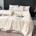 Washed ice silk air conditioning quilt core summer quilt four piece set single double summer cool quilt summer gift bedding_maomaolike.com