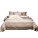 Nordic Style High-End Light Luxury 140S Pure Cotton Four-Piece Set Simple Color-Dyed Jacquard Duvet Cover Bed Sheet Bedding_maomaolike.com