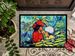 Market Day Doormat Front Door Mat Indoor Outdoor Rugs For Entryway, Non Slip Washable Low Pile, 24H X 36W_maomaolike.com