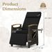 Patio Wicker Recliner Chair With Adjustable Backrest And Footrest_maomaolike.com