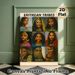 Eritrean Tribes Painting Poster, Vibrant Ethnic Portrait Collage Poster, Cultural Artistic Decor Ideal For Home, Office Or Cultural Display Areas_maomaolike.com
