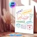 Speech-Language Therapy Painting Poster, Vibrant Hand-drawn Graphic Poster, Informative Speech-related Terminology Decor For Therapy Clinic_maomaolike.com