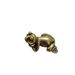 Copper-Plated Ornament Solid Copper Lying Thinking Little Handheld Piece Frog Prince Tea Pet Copperware_maomaolike.com