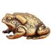 Brass Small For Study Office Golden Toad Wealth Gathering Prosperity Ornament Three-Dimensional Copper Metal Craft_maomaolike.com