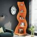 Modern Wall Corner Bookshelf Bookcase_maomaolike.com