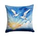 Gulls Soaring High Throw Pillow Machine Washable, Indoor Outdoor Decorative Pillow For Couch, Bed Or Patio, 14Hx14W_maomaolike.com