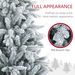 6ft Snow Flocked Artificial Christmas Tree With 994 Tips, Foldable Metal Stand, Easy Assembly, Hinged Xmas Tree For Home, Office, Holiday, Green_maomaolike.com