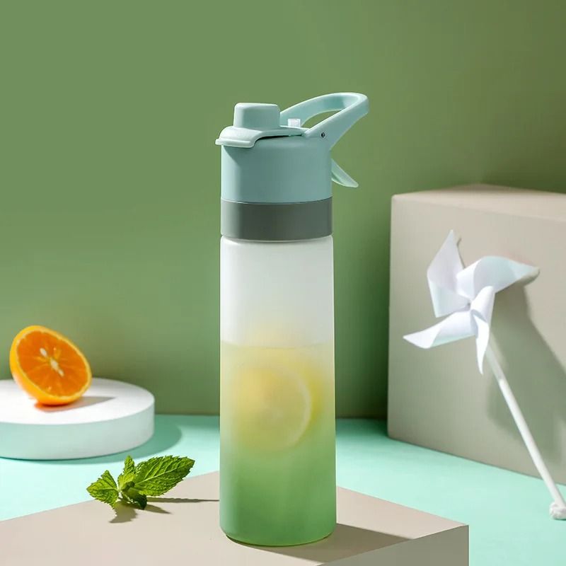 650ml Spray Portable Outdoor Sport For Girls Gym Fitness Drinking Drinkware Hiking Riding Water Bottle_maomaolike.com