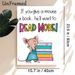 Reading Mouse Themed Painting Poster, Colorful Cartoon Style Mouse & Stacked Books Poster, Inspirational Reading Quote To Foster Reading Interest_maomaolike.com