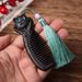Natural Black Sandalwood Wide Tooth Scalp Massage Comb, Anti-Static Wooden Hair Detangler For Daily Hair Care
_maomaolike.com