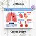 COPD Themed Medical Educational Painting Poster, Clear Informative Illustrative Medical Chart Poster, Visual Guide Explaining COPD Conditions_maomaolike.com