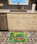 Virginia American Dogwood In Watercolor Memory Foam Kitchen Mat Machine Washable Anti-Fatigue Mat Cushion Comfort Bath Mat Or Kitchen Rug_maomaolike.com