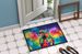 Hippie Animal Parrot Doormat Front Door Mat Indoor Outdoor Rugs For Entryway, Non Slip Washable Low Pile, 24H X 36W_maomaolike.com